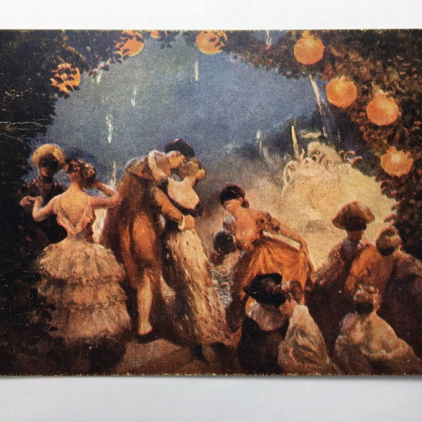 Maskenball (G. La. Touche) - Künstlerkarte 30087 TH