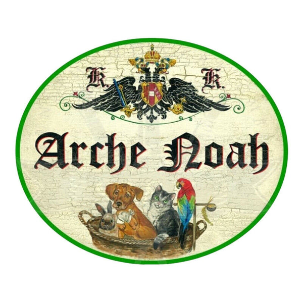 Kuk nostalgie holzschild arche noah