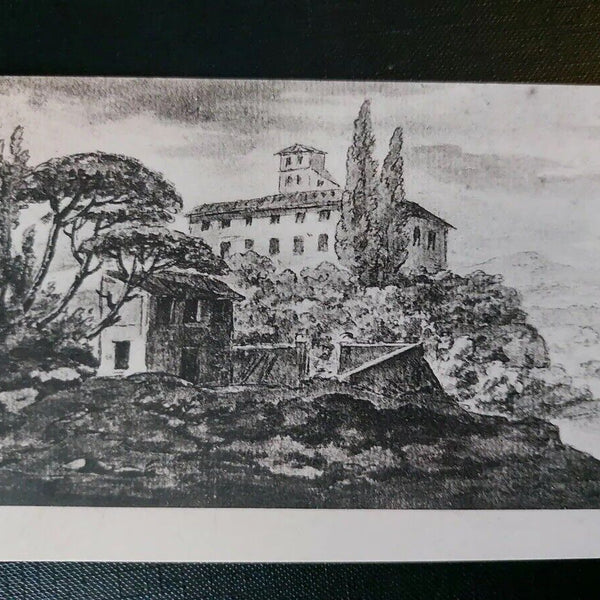 Göthe Zeichnung aus Italien Landgut Apolinare bei Rom 402536 WM B