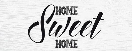 Schild Home Sweet Home Zuhause Haus Heimat Heim Familie 27x10 Blech od.Holz