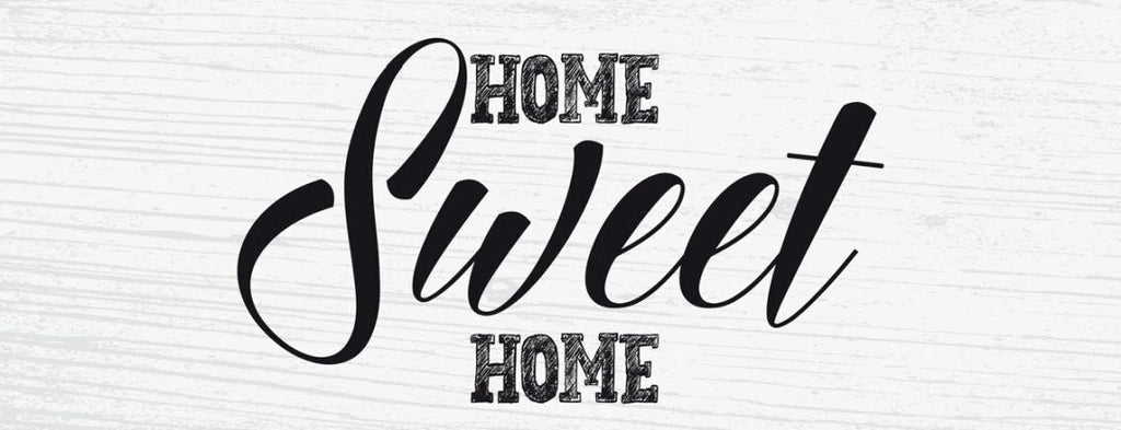 Schild Home Sweet Home Zuhause Haus Heimat Heim Familie 27x10 Blech od.Holz