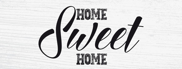 Schild Home Sweet Home Zuhause Haus Heimat Heim Familie 27x10 Blech od.Holz