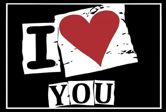 I love you liebe hochzeit  ich liebe dich 12x18/20x30/30x40 blech oder holz