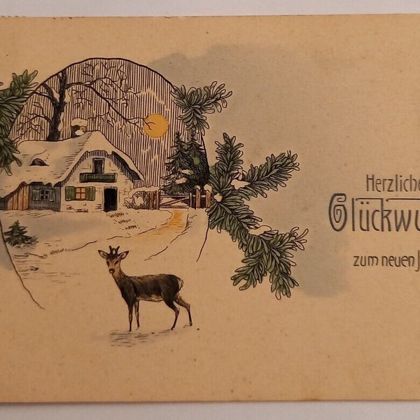 Herzlichen Glückwunsch zum neuen Jahr Reh 500111A gr D