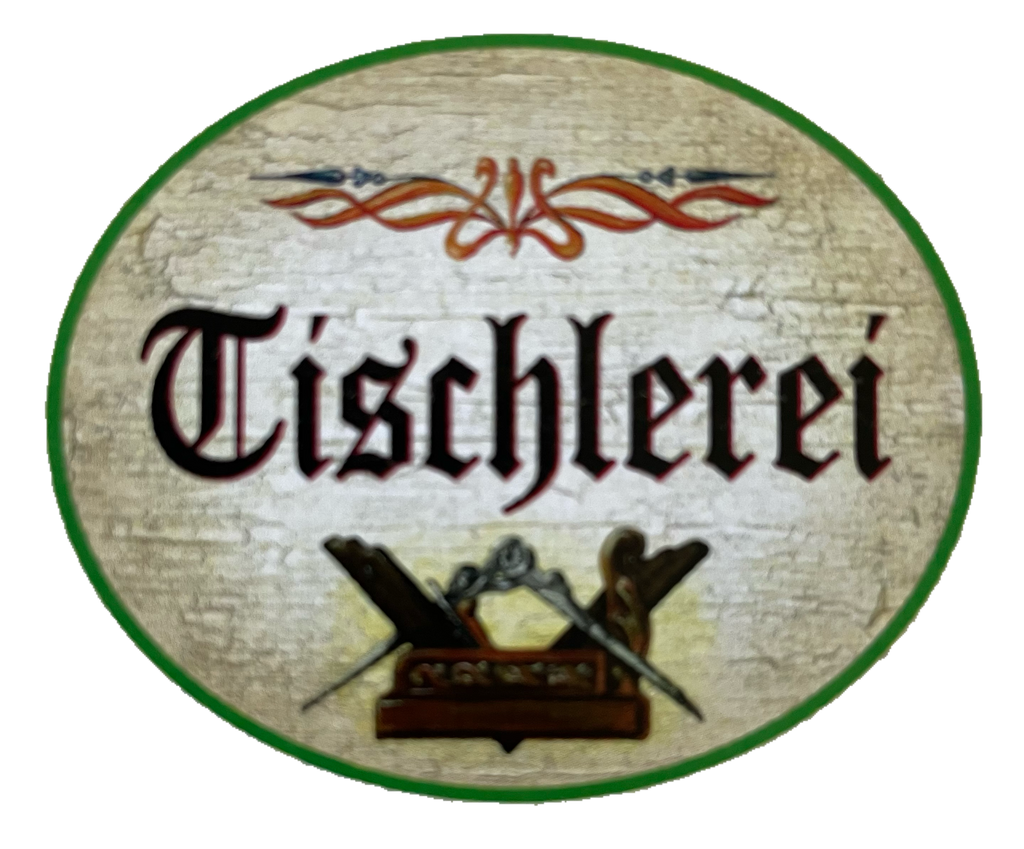 Nostalgie Holzschild Tischlerei Tischler Schreiner Holz Handwerk Beruf Schild