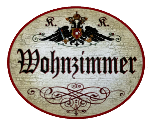 Kuk Nostalgie Holzschild Wohnzimmer Wohnung Wohnraum Wohnen Haus Schild