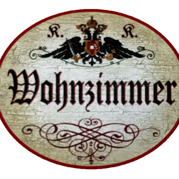 Kuk Nostalgie Holzschild Wohnzimmer Wohnung Wohnraum Wohnen Haus Schild