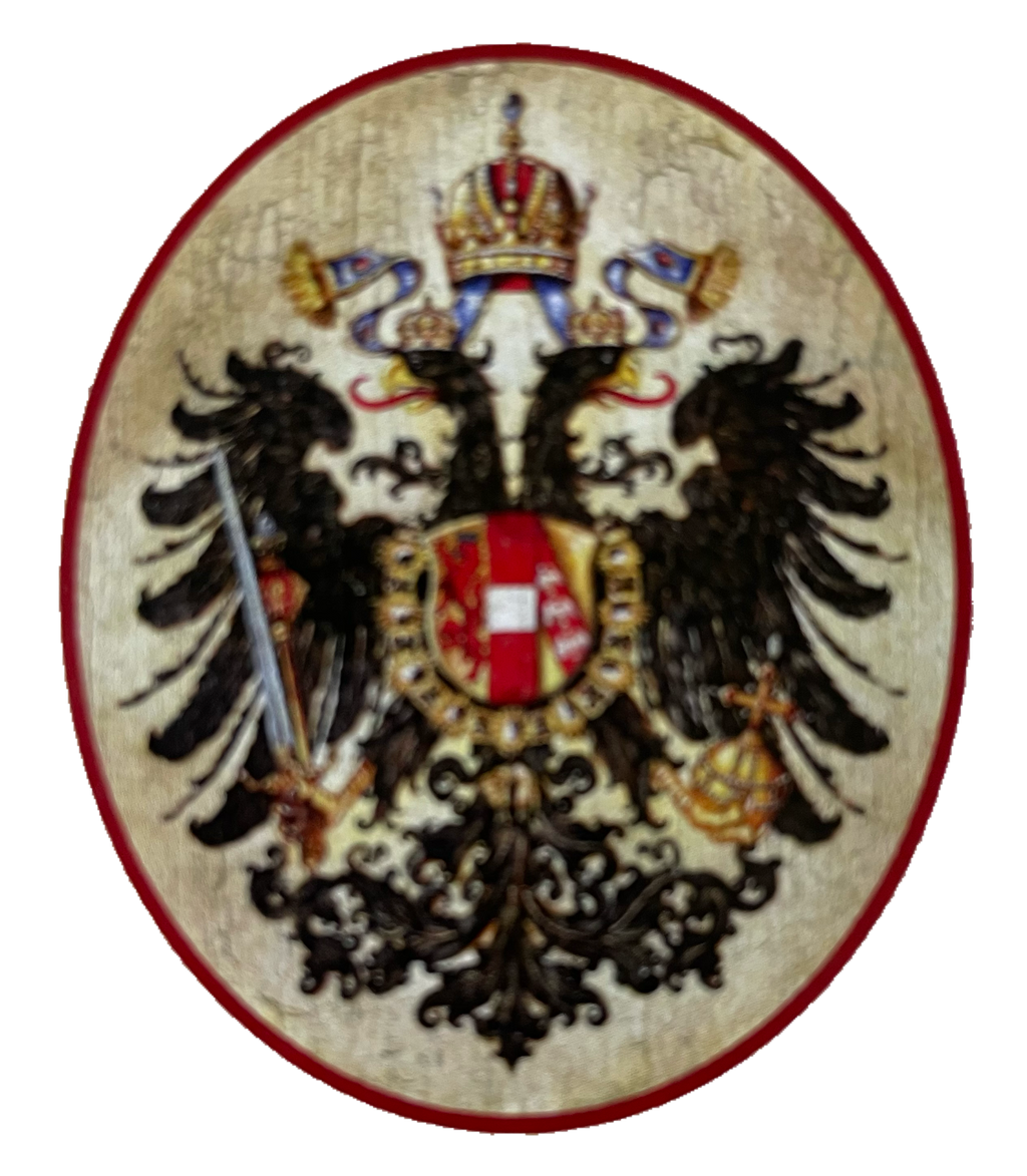 Nostalgie Holzschild Österreich Doppeladler Wappen Kuk Schild