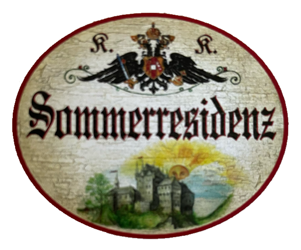 Kuk Nostalgie Holzschild Sommerresidenz Haus Villa Ferienhaus Urlaub Schild