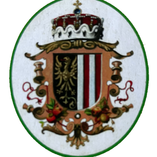 Nostalgie Holzschild Oberösterreich Wappen Bundesland Österreich KuK Schild