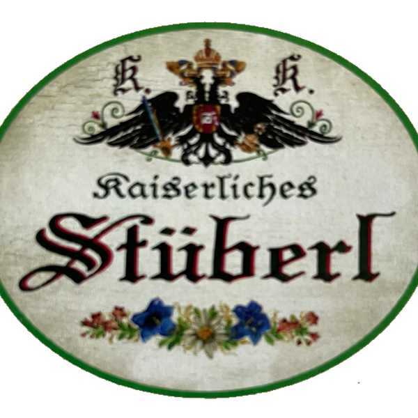 Kuk Nostalgie Holzschild Kaiserliches Stüberl Stube Arbeitszimmer Raum Schild