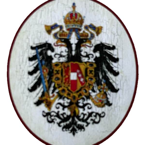 Nostalgie Holzschild Österreich Doppeladler Wappen Kuk Schild