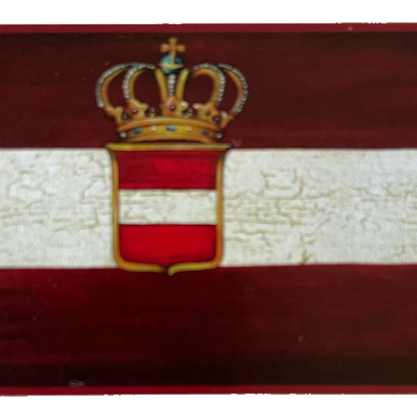 Nostalgie Holzschild Flagge Österreich Krone Wappen Fahne KuK Schild