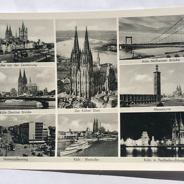 AK, Köln, Nordrhein Westfalen, Dom, Rhein, (110212 BW)