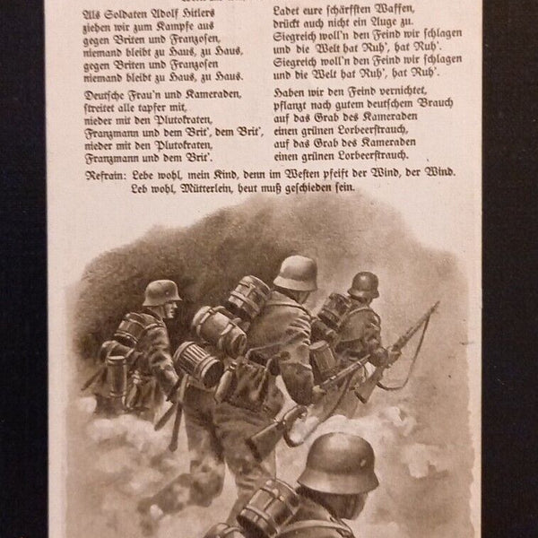 Deutsches Lied Soldaten Mit Gewehr 7743 Ga G