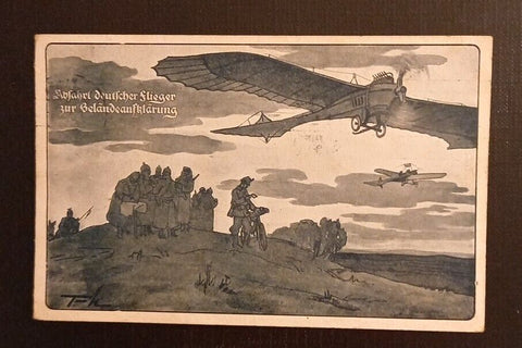 Ansichtskarte Militaria Abfahrt Deutscher Flieger Zur Geländeaufklärung 600731A Ga G