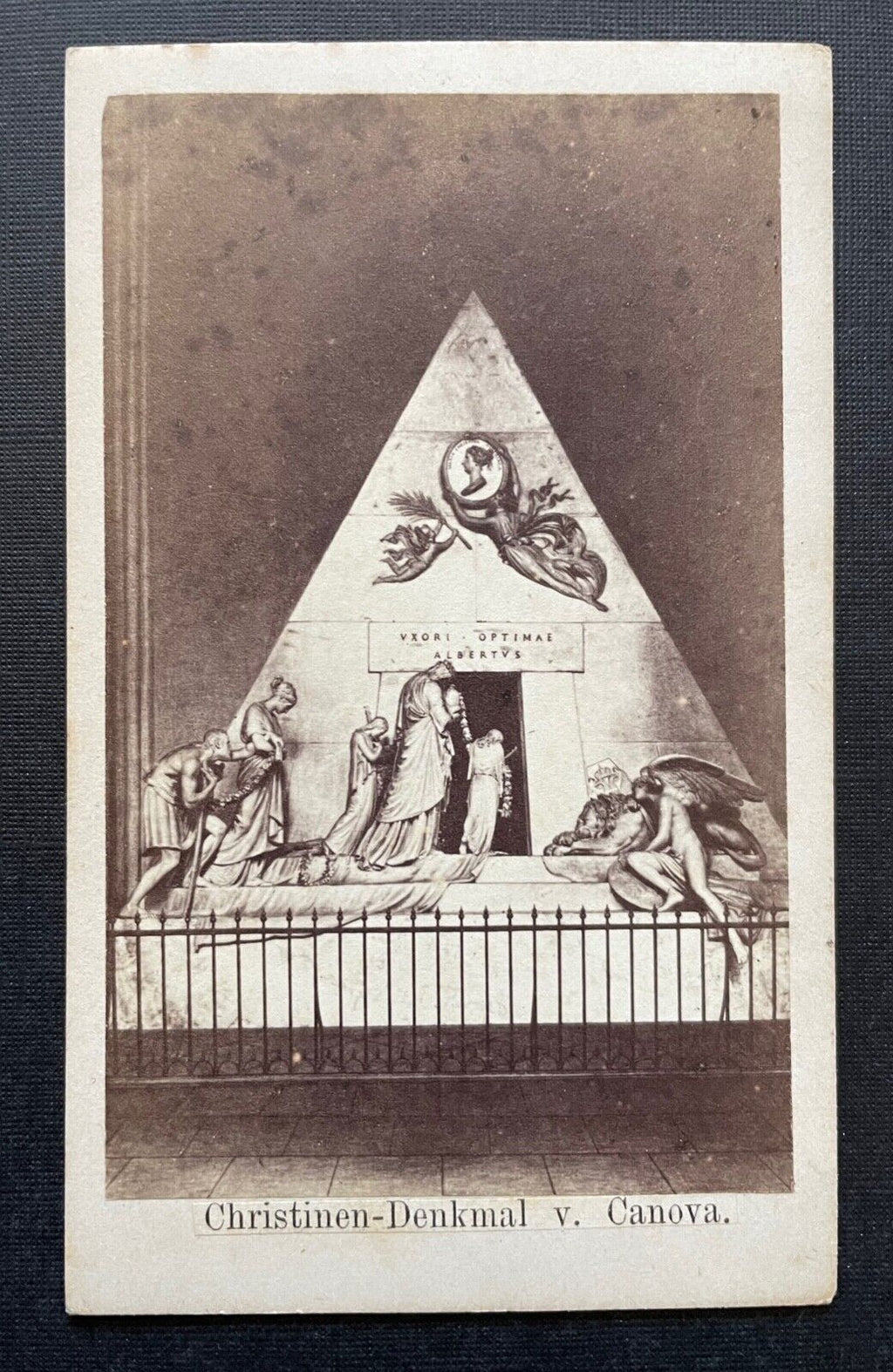 Foto Christinen-Denkmal Canova Statue Wien Österreich ca.10,7x6,5cm 410064