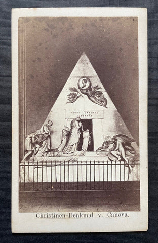 Foto Christinen-Denkmal Canova Statue Wien Österreich ca.10,7x6,5cm 410064