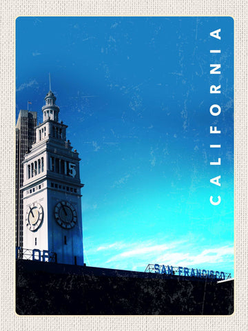 Schild San Francisco Ferry Building California USA 12x18 20x30 30x40 Blech/Holz