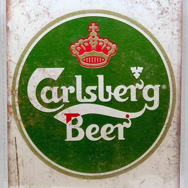 Nostalgie Vintage Retro Schild "Carlsberg Beer" 30x20 12099