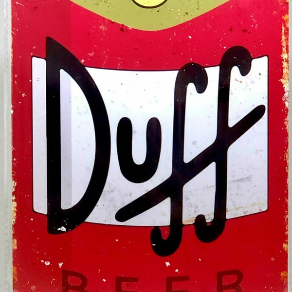 Nostalgie Vintage Retro Schild "Duff BEER" 30x20 12087