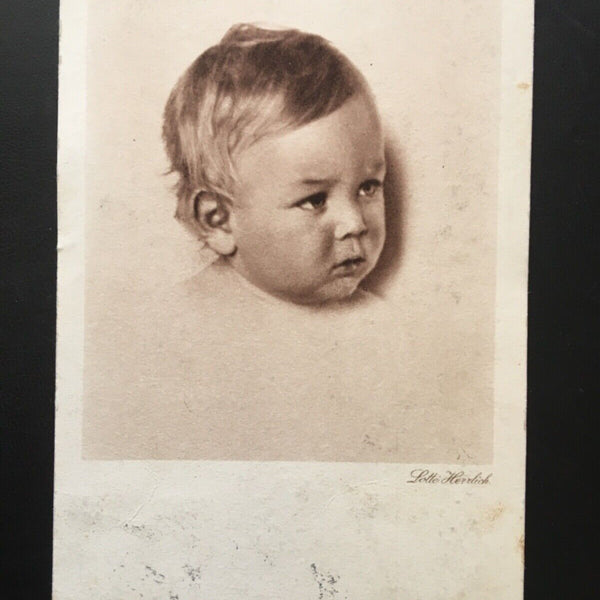 Portrait eines Kindes (L.Herrlich) - Kinderköpfe Sammlung - Künstlerkarte 947 TH