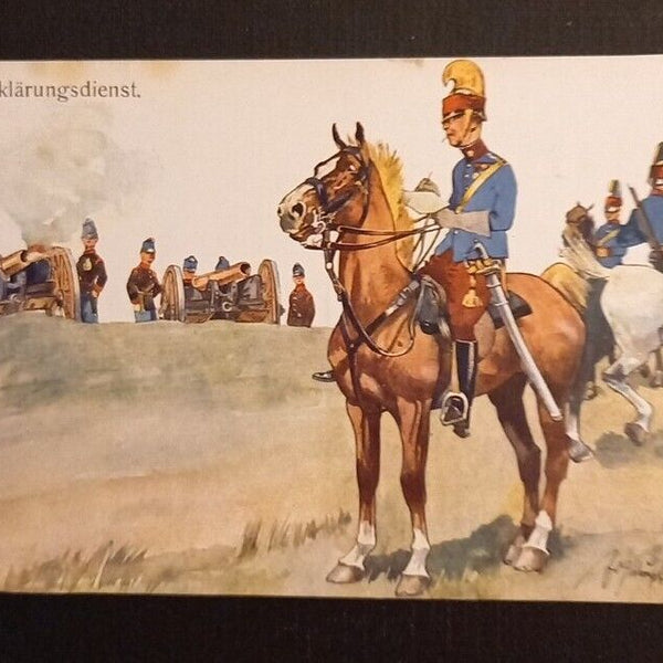 Aufklärungsdienst Soldat Mit Pferd 165294 G