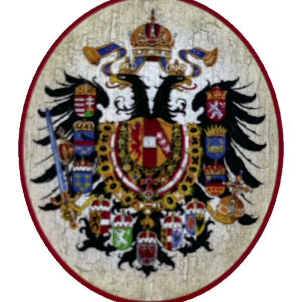 KuK Nostalgie Holzschild Doppelader Mit Kronländern Wappen Österreich Schild