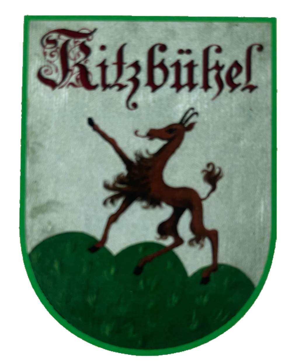 Nostalgie Holzschild Kitzbühel Tirol Wappen Österreich KuK Schild