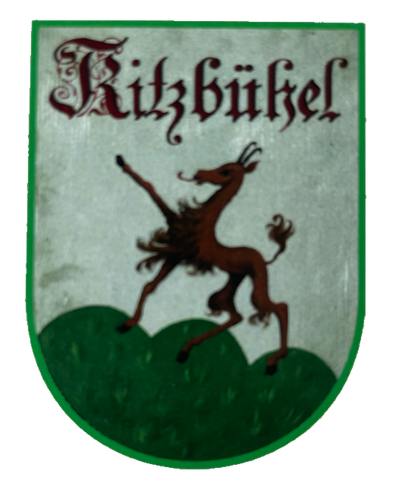 Nostalgie Holzschild Kitzbühel Tirol Wappen Österreich KuK Schild