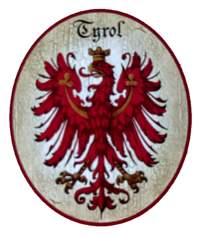 Nostalgie Holzschild Tirol Tyrol Wappen Österreich Schild