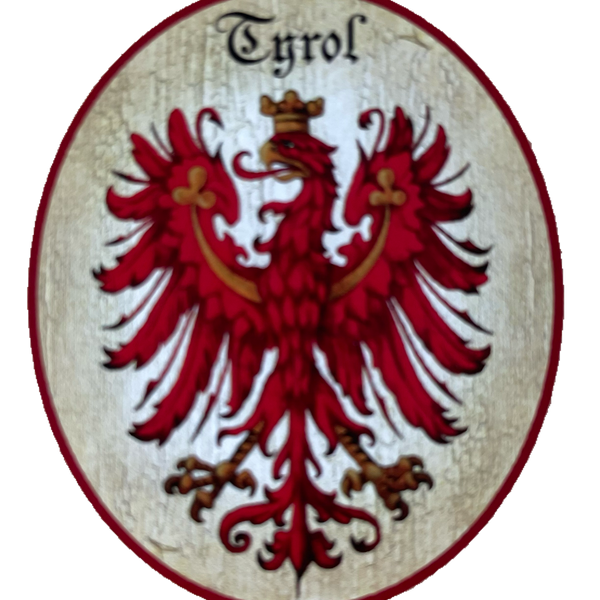 Nostalgie Holzschild Tirol Tyrol Wappen Österreich Schild