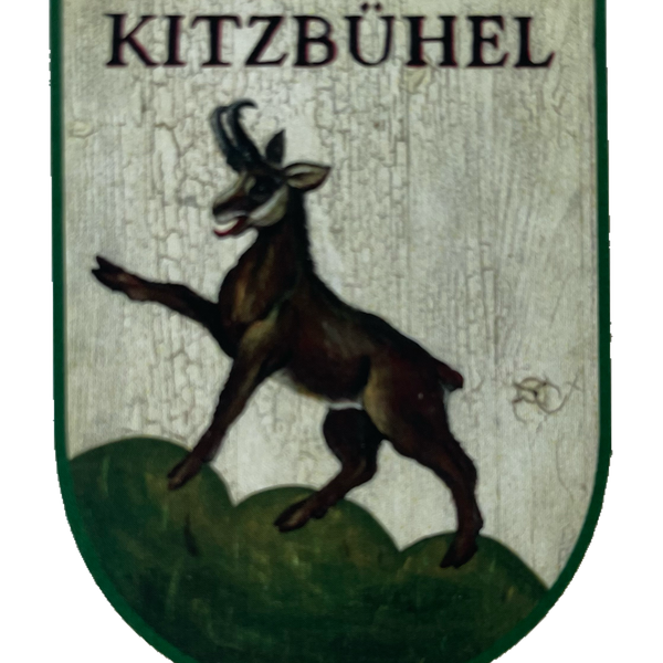 Nostalgie Holzschild Kitzbühel Tirol Wappen Österreich KuK Schild