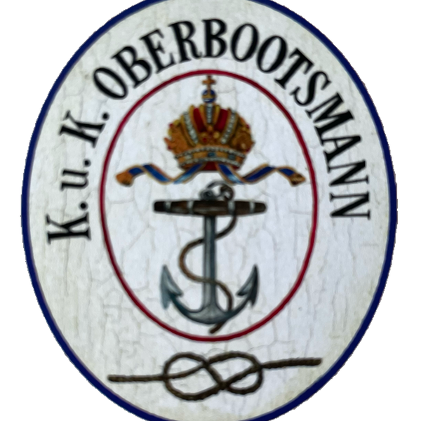 Nostalgie Holzschild Kuk Oberbootsmann Schiff Boot Marine Anker Schild