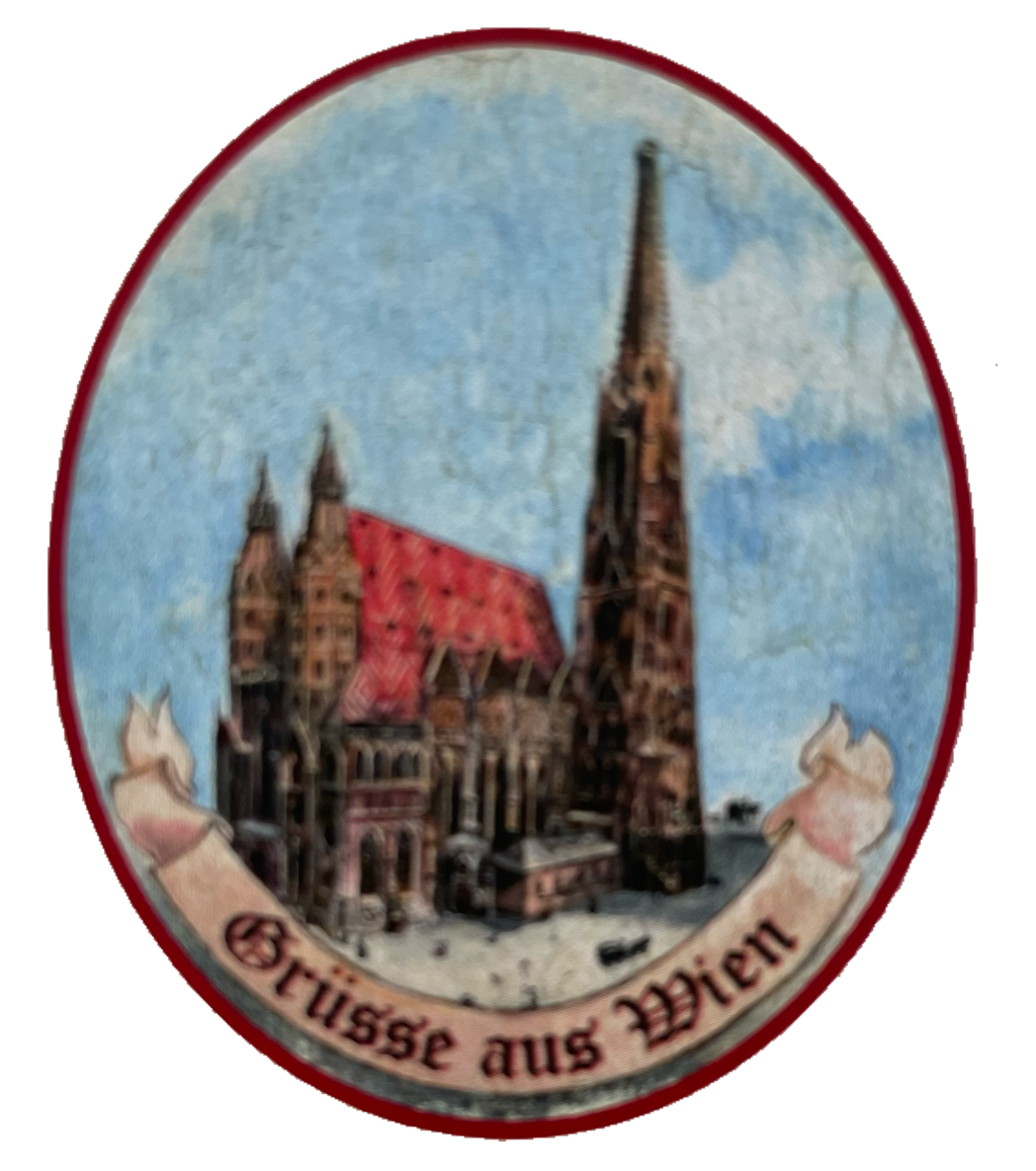 Nostalgie Holzschild Grüße Aus Wien Stephansdom Österreich Schild