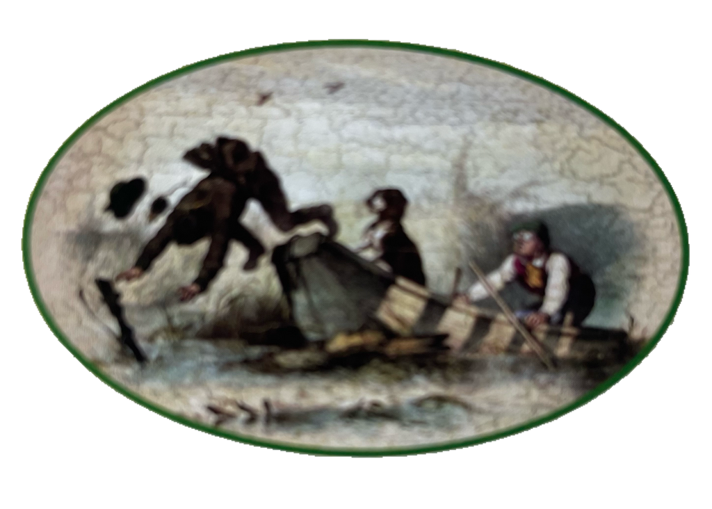 Nostalgie Holzschild Jäger Boot Jagd Jagen See Meer Schild