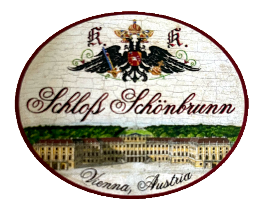 KuK Nostalgie Holzschild Schloß Schönbrunn Vienna Austria Wien Österreich Schild