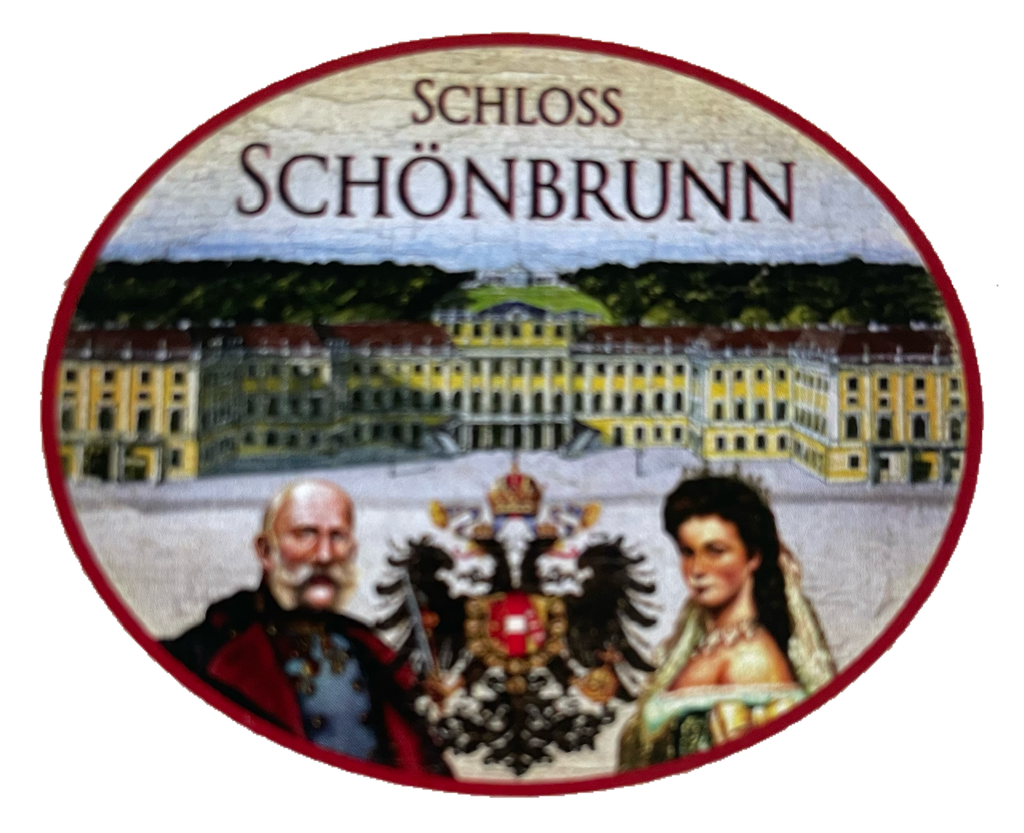 KuK Nostalgie Holzschild Schloß Schönbrunn Kaiser Franz Josef Sisi Wien Ö Schild