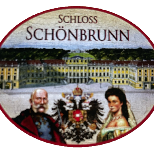 KuK Nostalgie Holzschild Schloß Schönbrunn Kaiser Franz Josef Sisi Wien Ö Schild