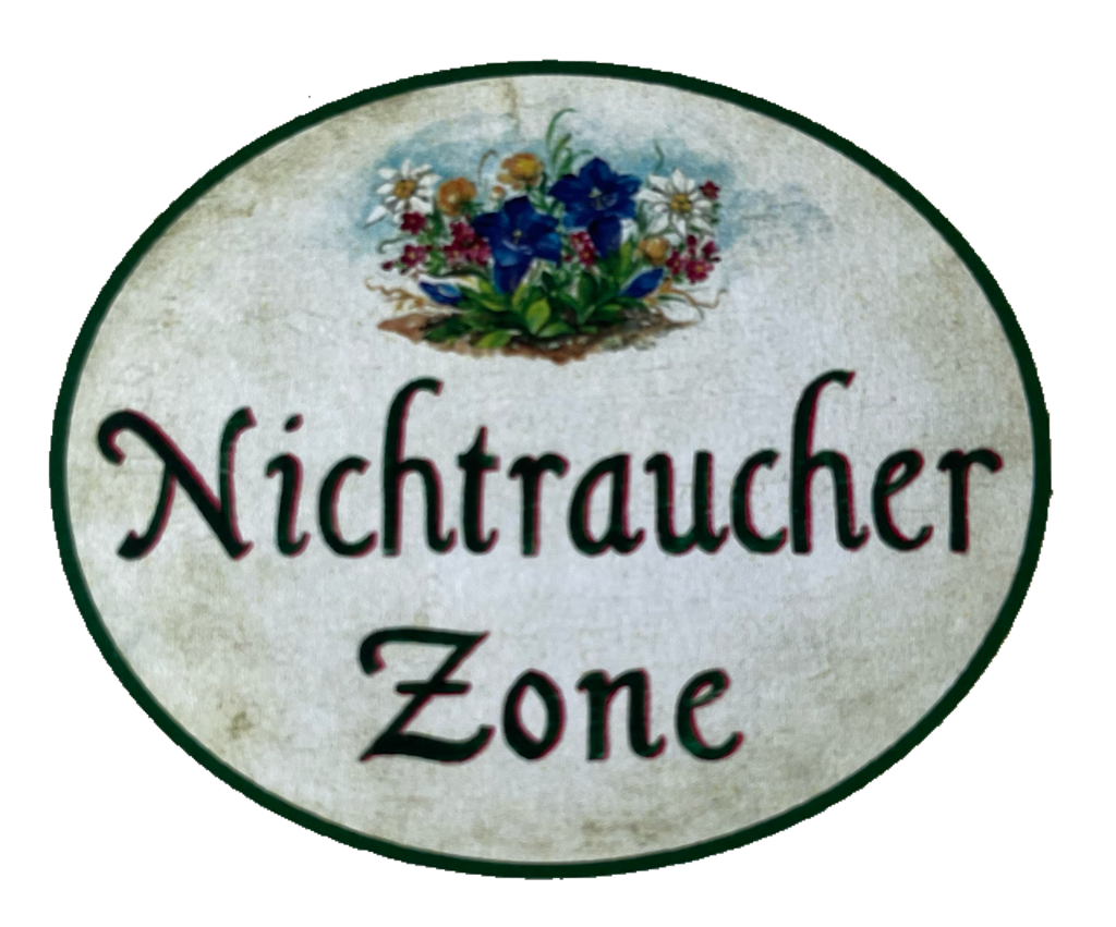 Nostalgie Holzschild Nichtraucher Zone Rauchen Verboten Raucher Zigarette Schild