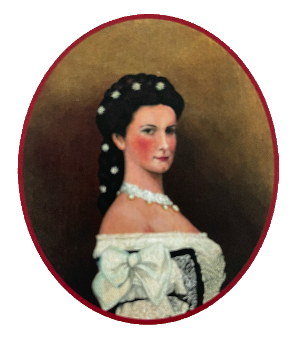 Nostalgie Holzschild Kaiserin Sissi Sisi Porträt Österreich Schild