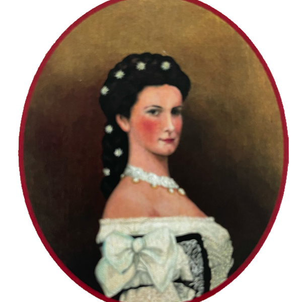 Nostalgie Holzschild Kaiserin Sissi Sisi Porträt Österreich Schild