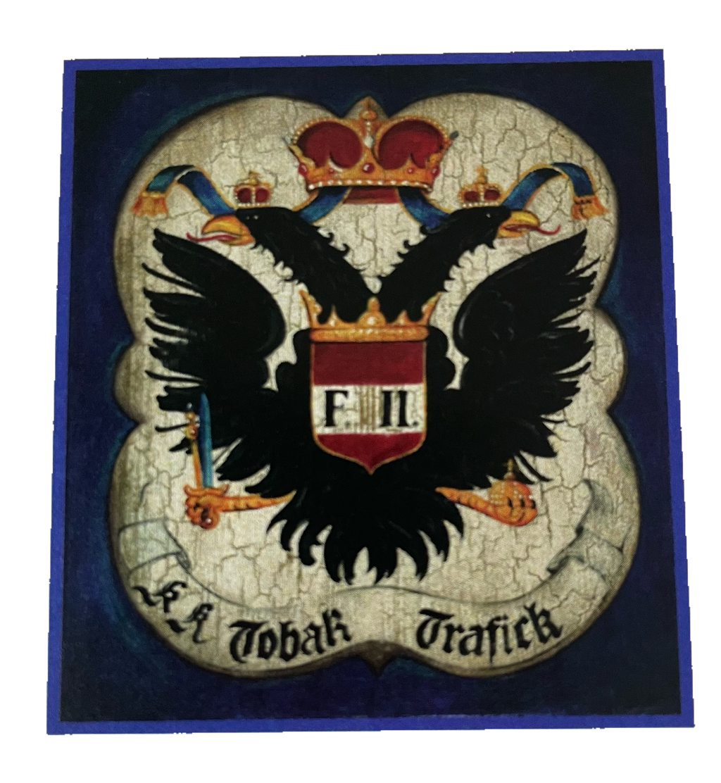 Nostalgie Holzschild Kuk Tabak Stempelverschleiß Trafik Kiosk Zigaretten Schild
