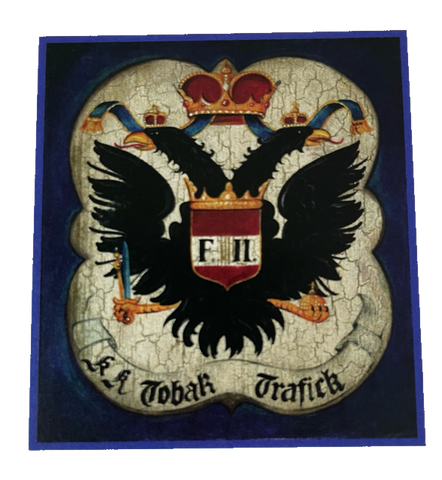 Nostalgie Holzschild Kuk Tabak Stempelverschleiß Trafik Kiosk Zigaretten Schild