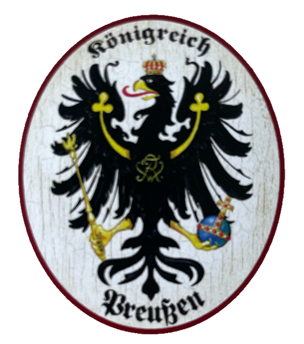 Nostalgie Holzschild Königreich Preußen Wappen KuK Schild