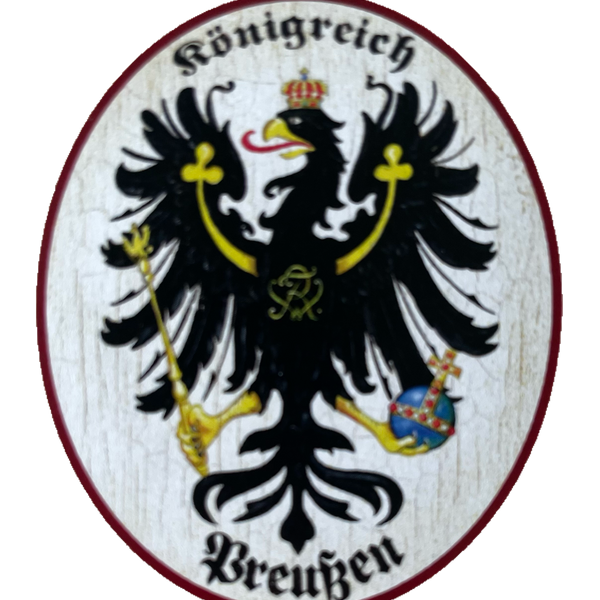 Nostalgie Holzschild Königreich Preußen Wappen KuK Schild