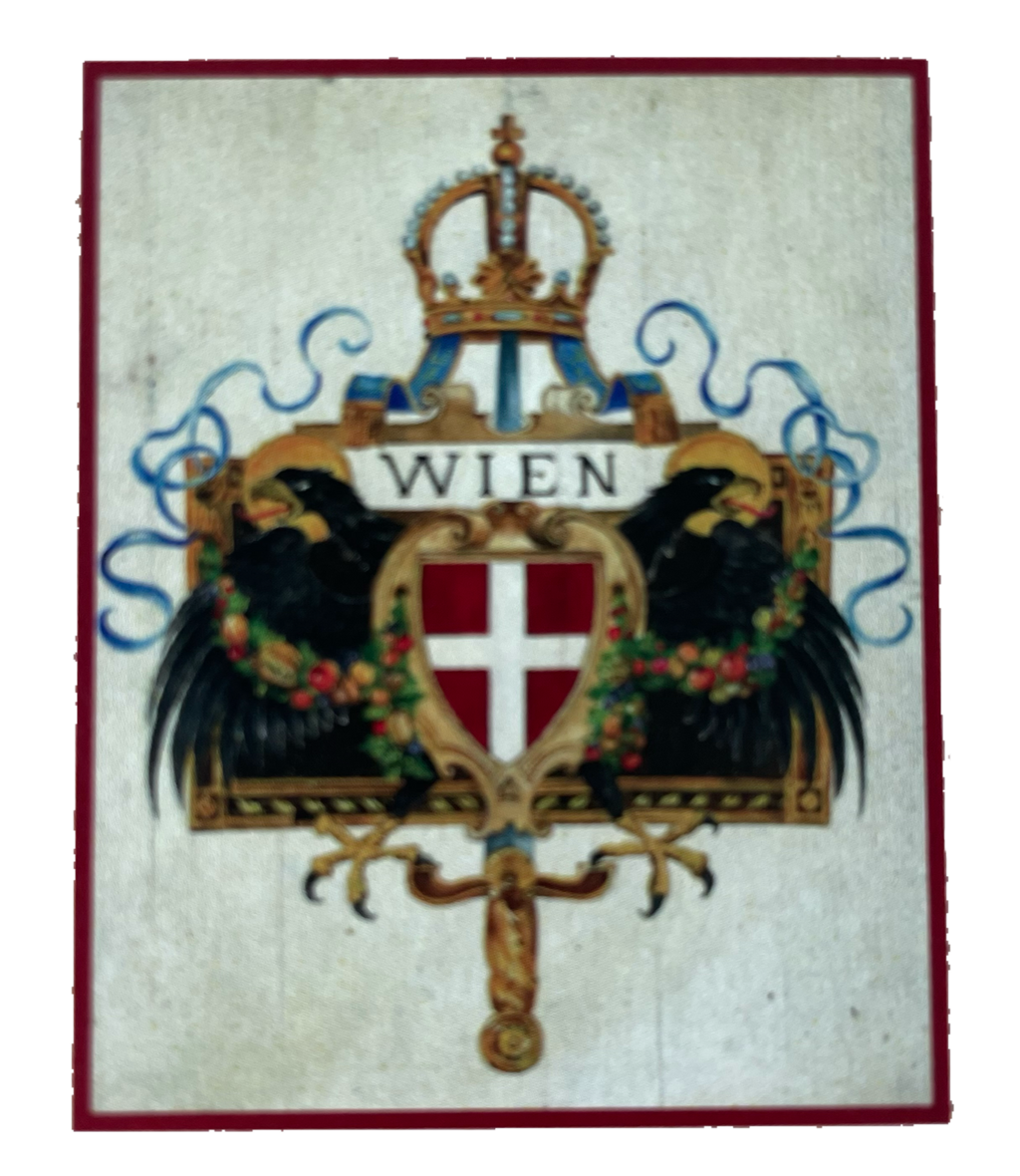 Nostalgie Holzschild Wien Wappen Österreich Schild