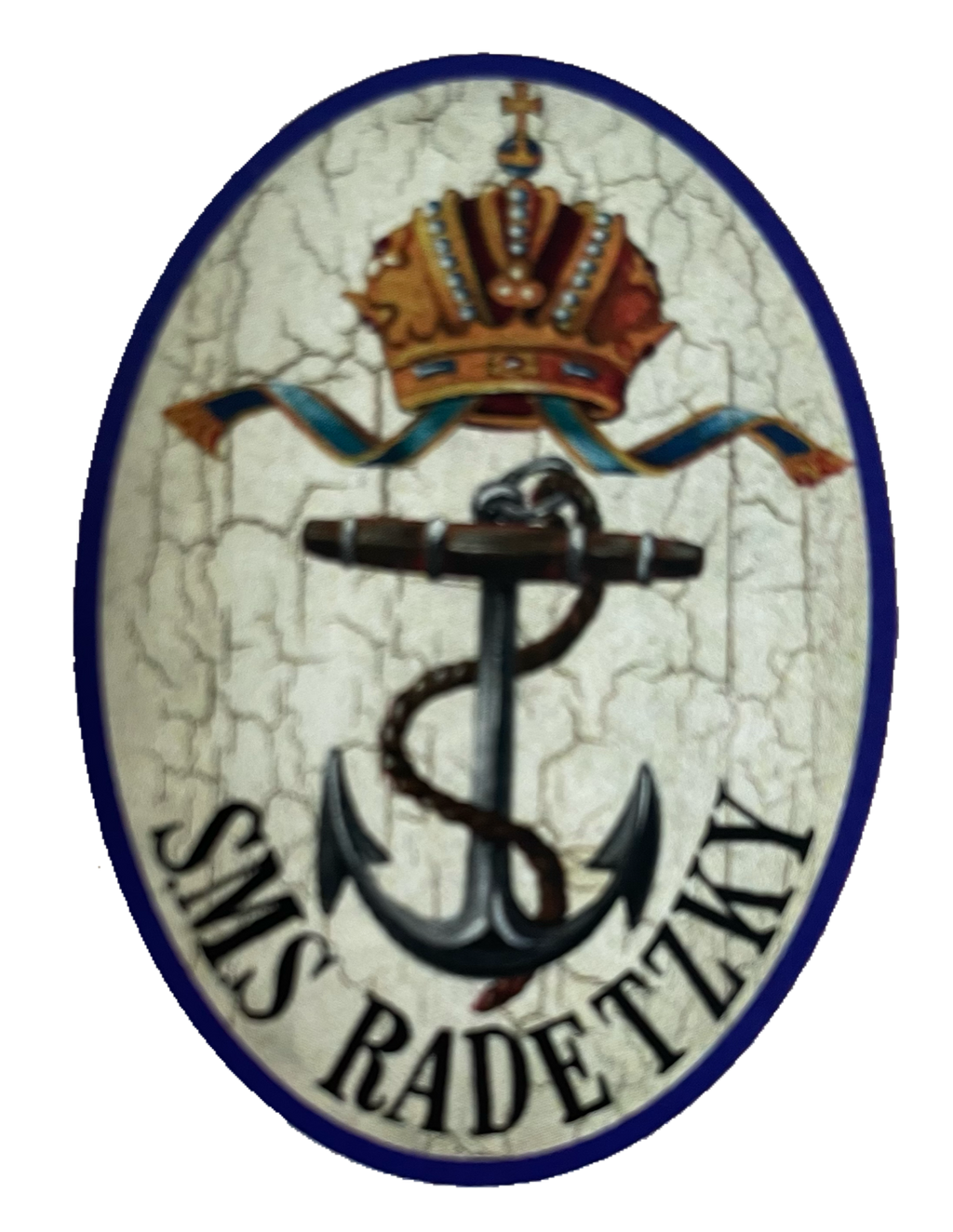 KuK Nostalgie Holzschild SMS Radetzky Schiff Schlachtschiff Marine Schild