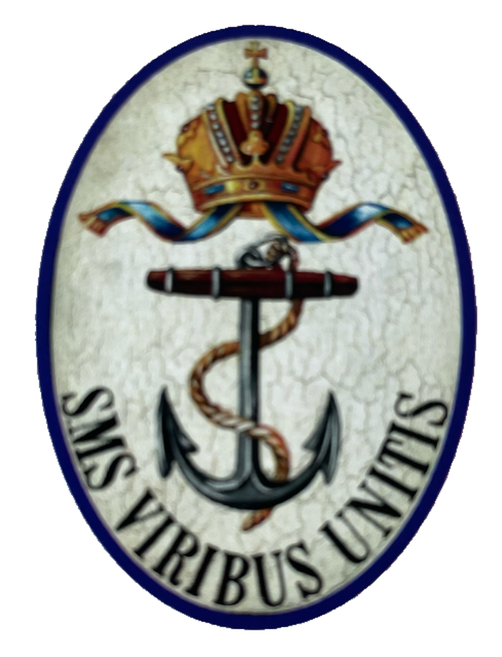 KuK Nostalgie Holzschild SMS Viribus Unitis Schiff Schlachtschiff Marine Schild