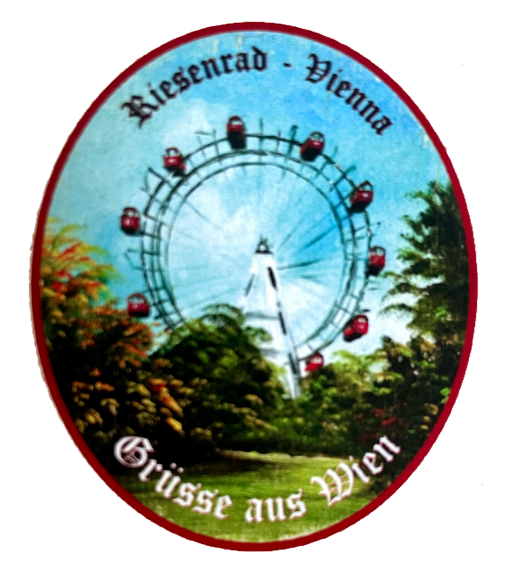 Nostalgie Holzschild Riesenrad Vienna Grüße Aus Wien Österreich Schild